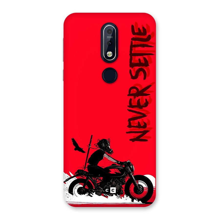 Never Settle Ride Back Case for Nokia 7.1