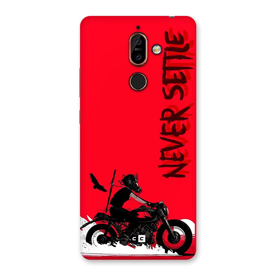 Never Settle Ride Back Case for Nokia 7 Plus