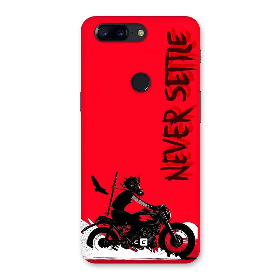 Never Settle Ride Back Case for OnePlus 5T