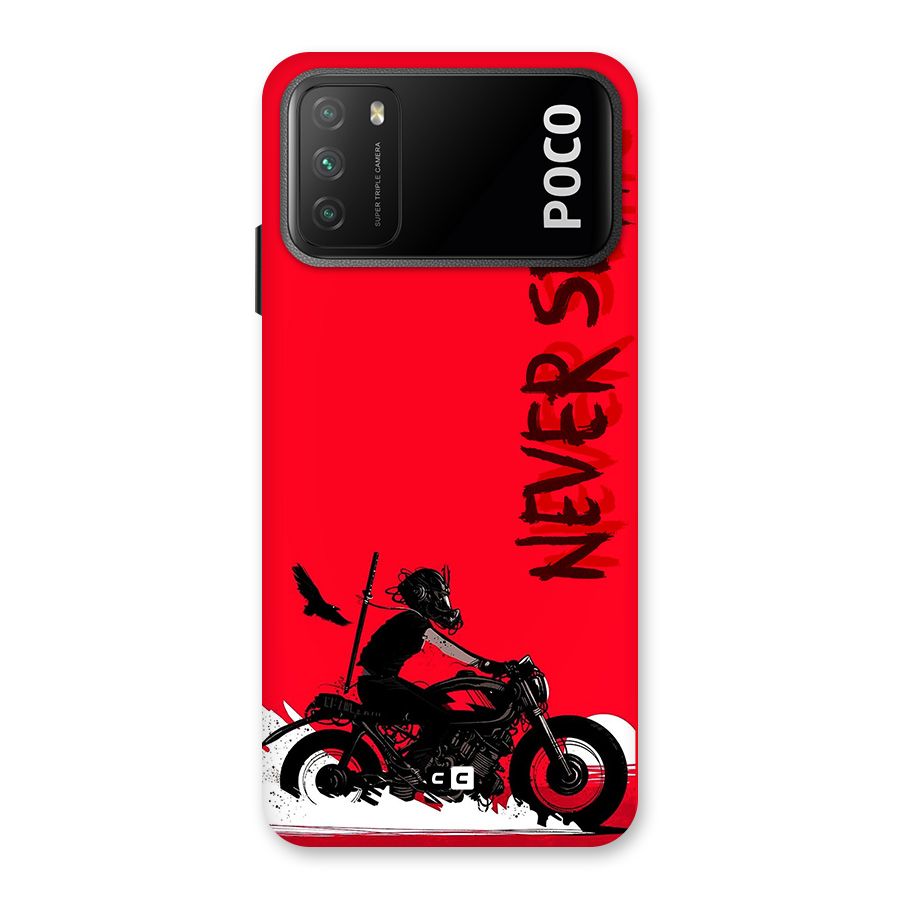 Never Settle Ride Back Case for Poco M3