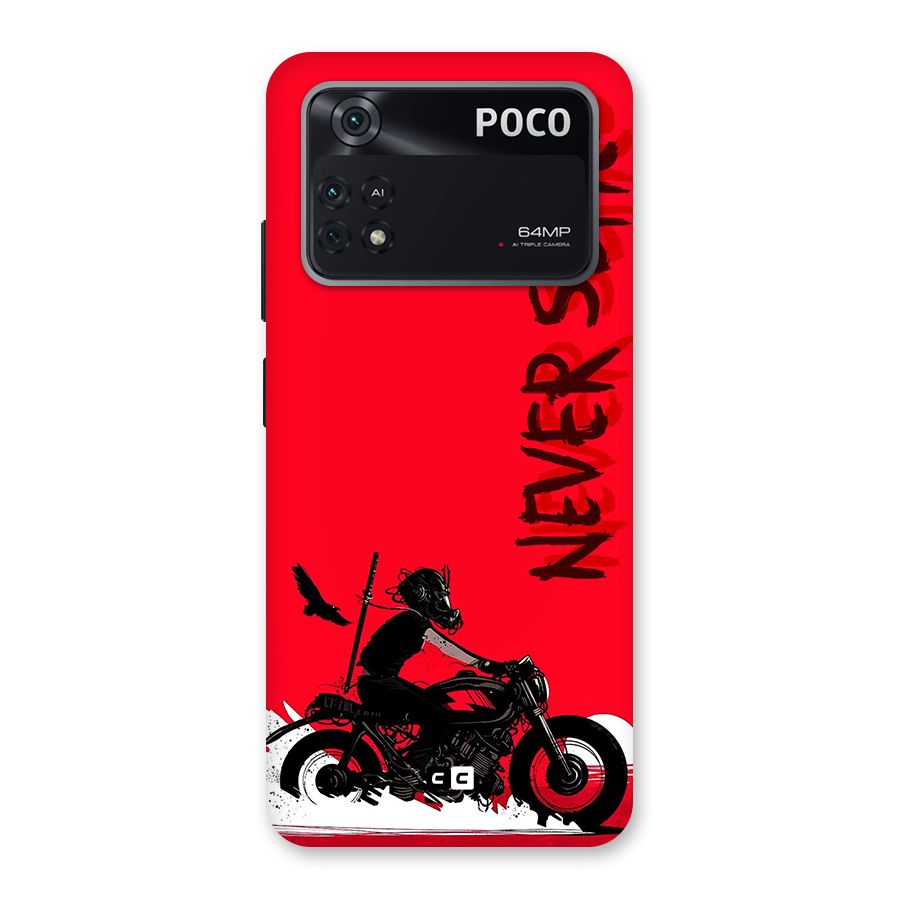 Never Settle Ride Back Case for Poco M4 Pro 4G