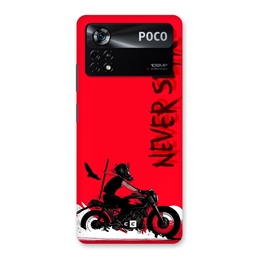 Never Settle Ride Back Case for Poco X4 Pro 5G