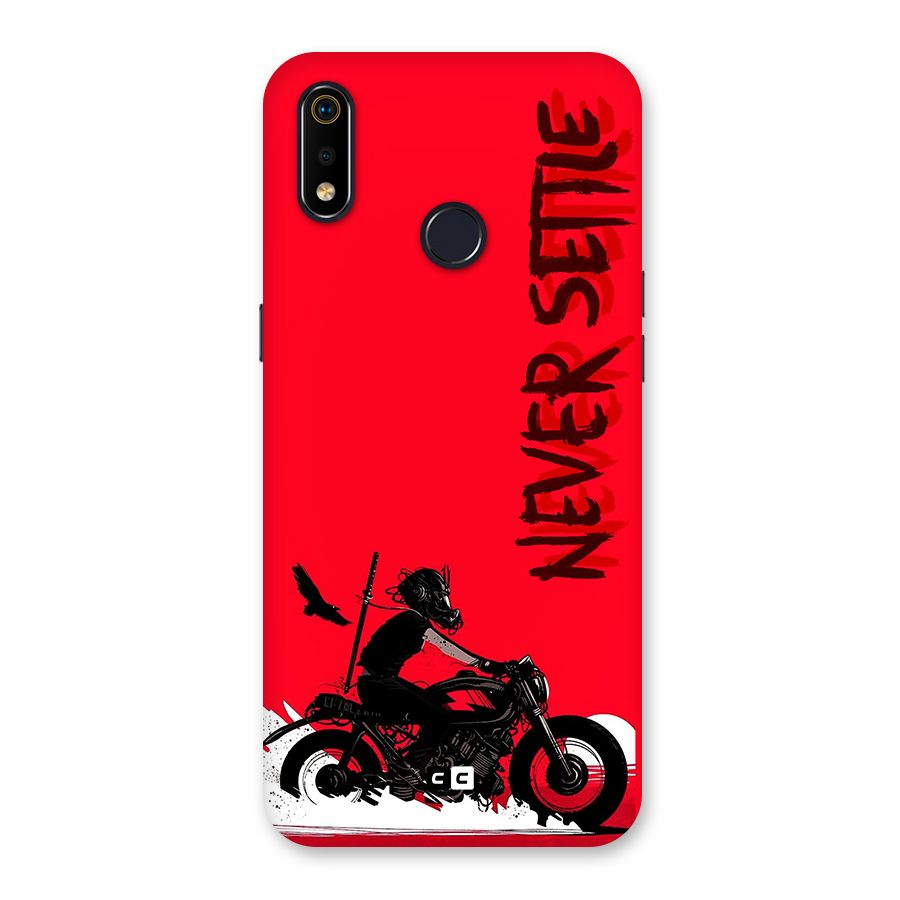 Never Settle Ride Back Case for Realme 3i