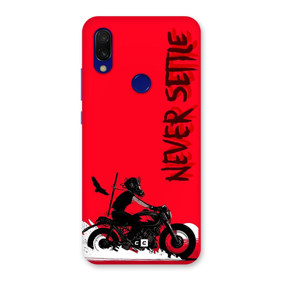 Never Settle Ride Back Case for Redmi 7
