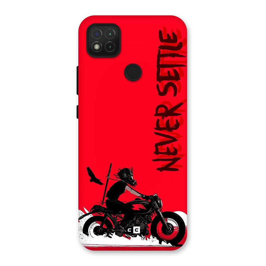 Never Settle Ride Back Case for Redmi 9 Activ