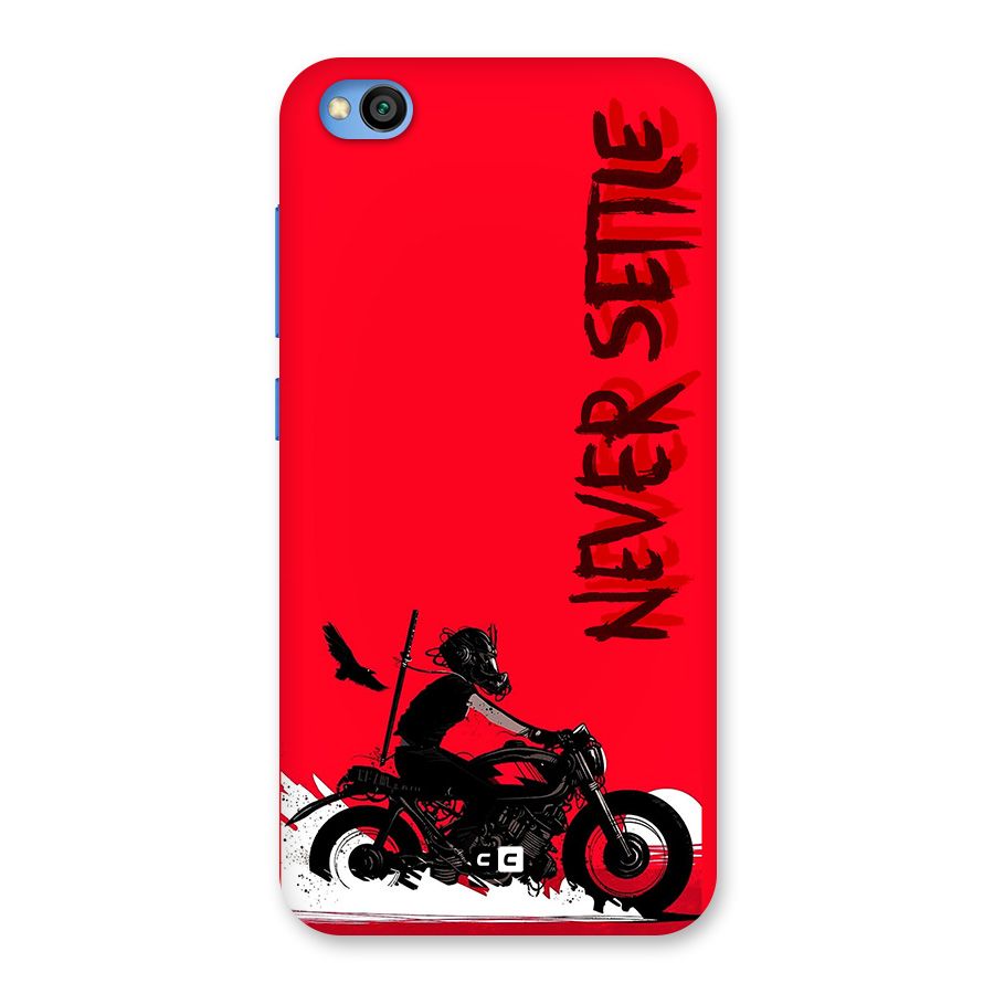 Never Settle Ride Back Case for Redmi Go