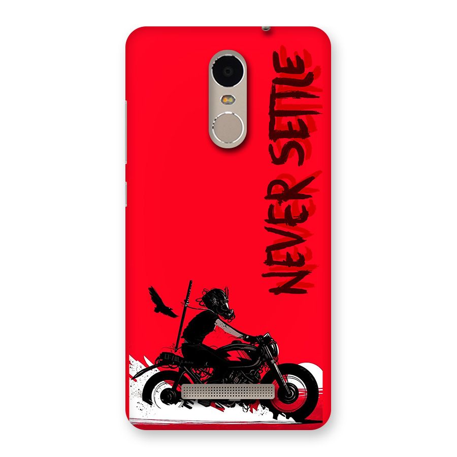 Never Settle Ride Back Case for Redmi Note 3