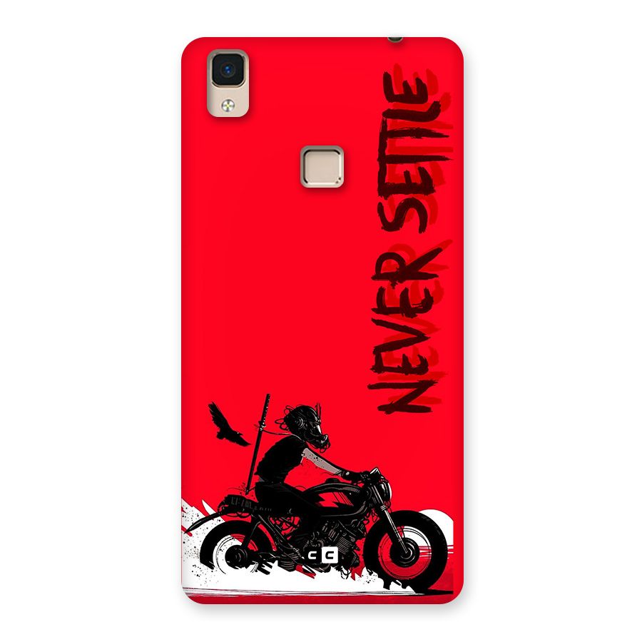 Never Settle Ride Back Case for V3 Max