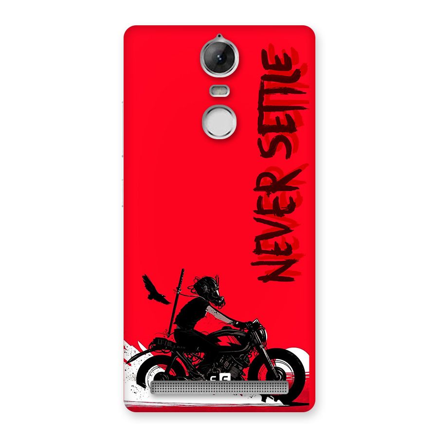Never Settle Ride Back Case for Vibe K5 Note