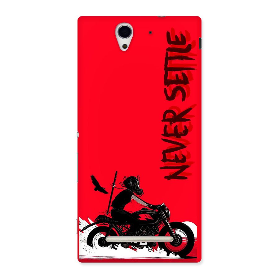 Never Settle Ride Back Case for Xperia C3