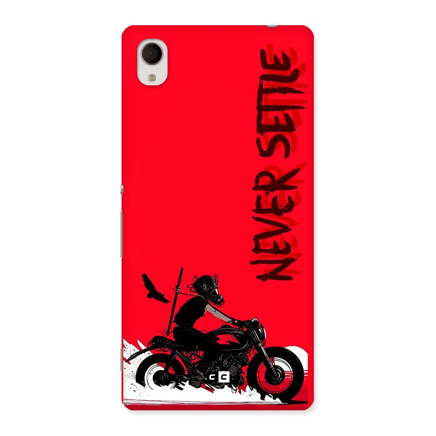 Never Settle Ride Back Case for Xperia M4