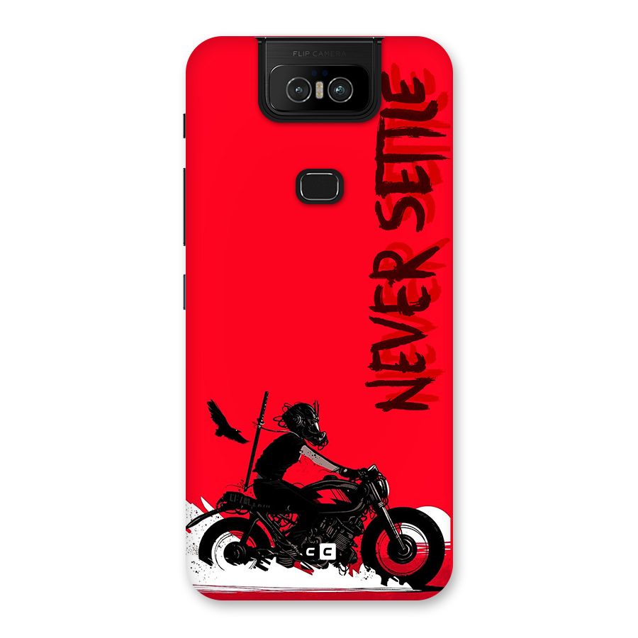 Never Settle Ride Back Case for Zenfone 6z