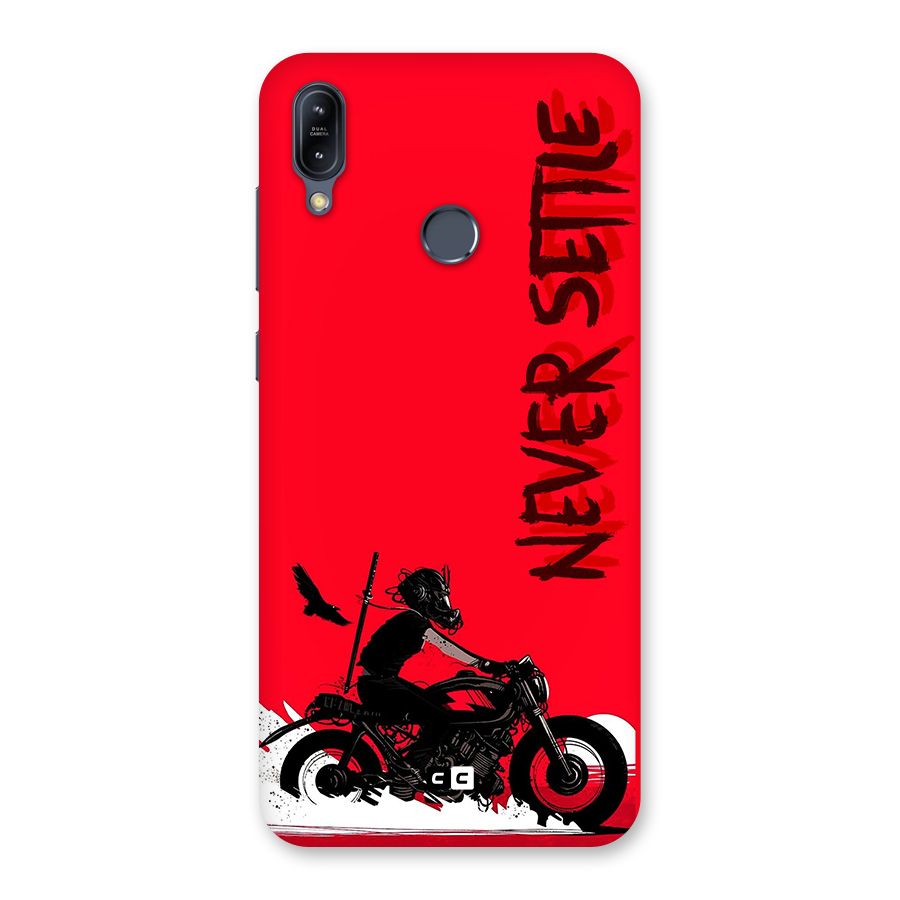 Never Settle Ride Back Case for Zenfone Max M2