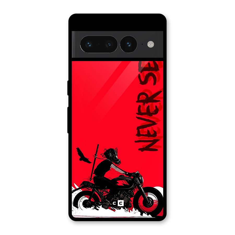 Never Settle Ride Glass Back Case for Google Pixel 7 Pro