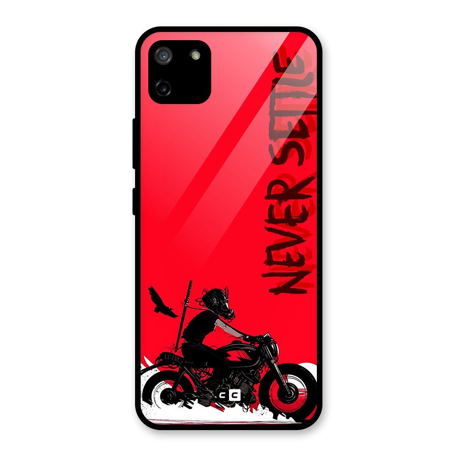 Never Settle Ride Glass Back Case for Realme C11