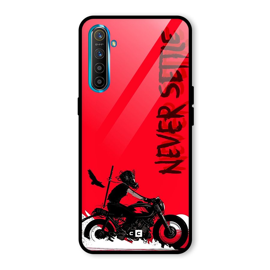 Never Settle Ride Glass Back Case for Realme X2