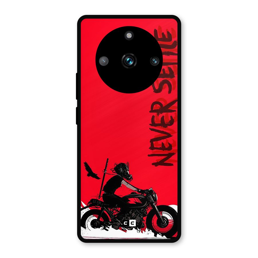 Never Settle Ride Metal Back Case for Realme 11 Pro Plus