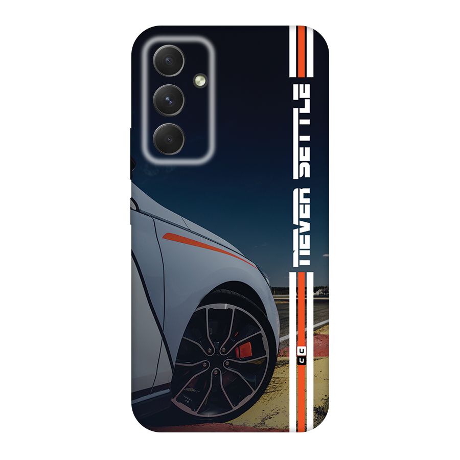 Never Settle SuperCar Back Case for Galaxy A54