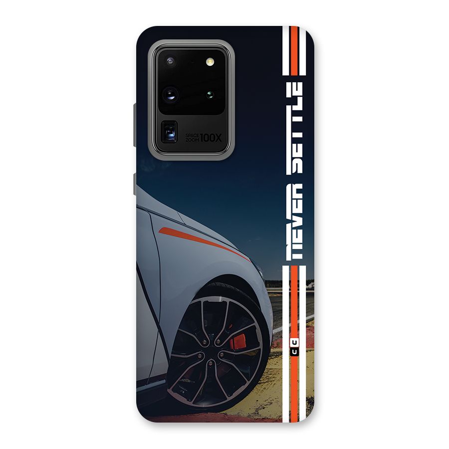 Never Settle SuperCar Back Case for Galaxy S20 Ultra