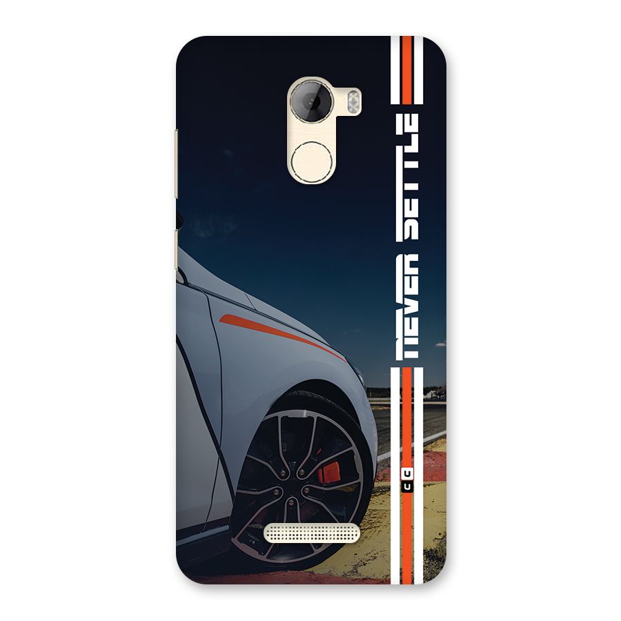 Never Settle SuperCar Back Case for Gionee A1 LIte