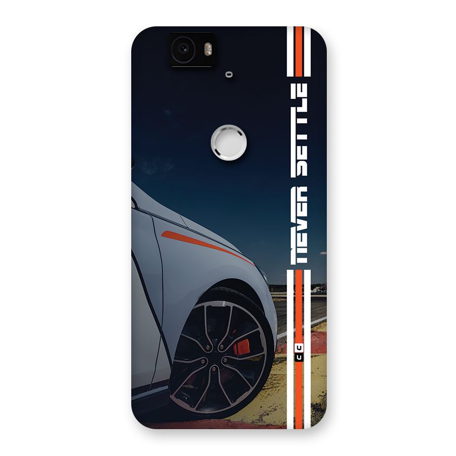 Never Settle SuperCar Back Case for Google Nexus 6P