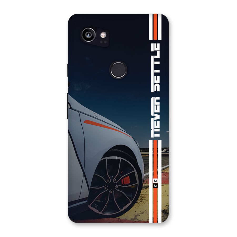 Never Settle SuperCar Back Case for Google Pixel 2 XL