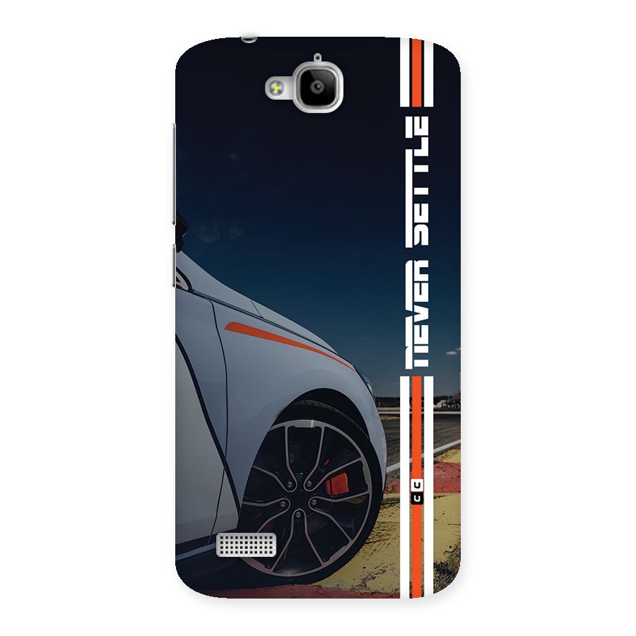 Never Settle SuperCar Back Case for Honor Holly