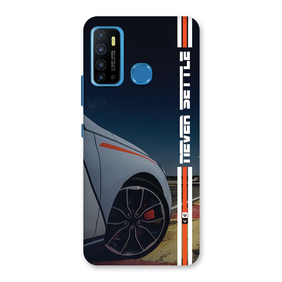 Never Settle SuperCar Back Case for Infinix Hot 9