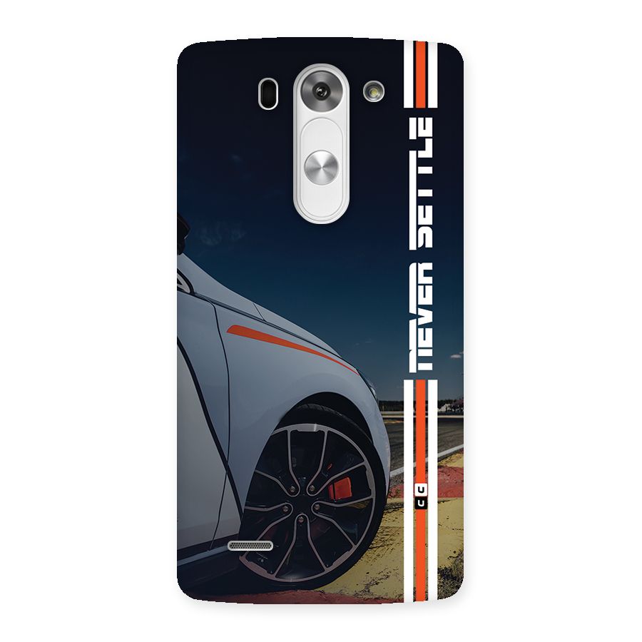 Never Settle SuperCar Back Case for LG G3 Mini
