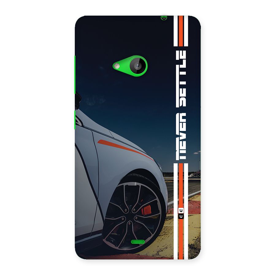 Never Settle SuperCar Back Case for Lumia 535