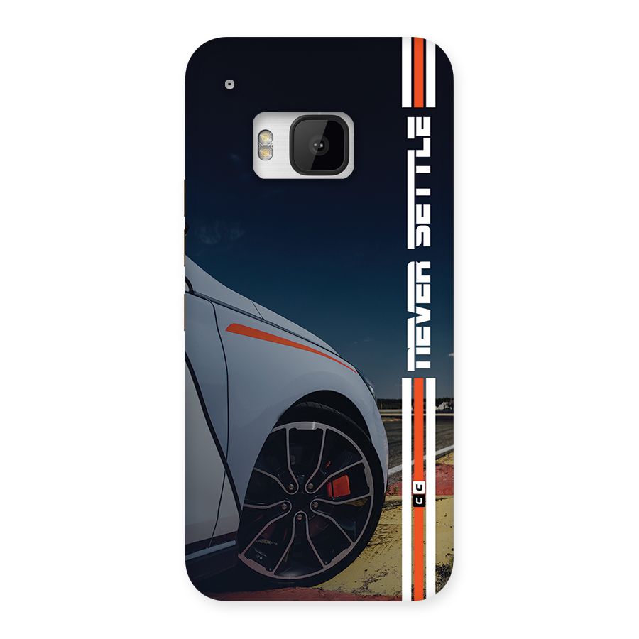 Never Settle SuperCar Back Case for One M9