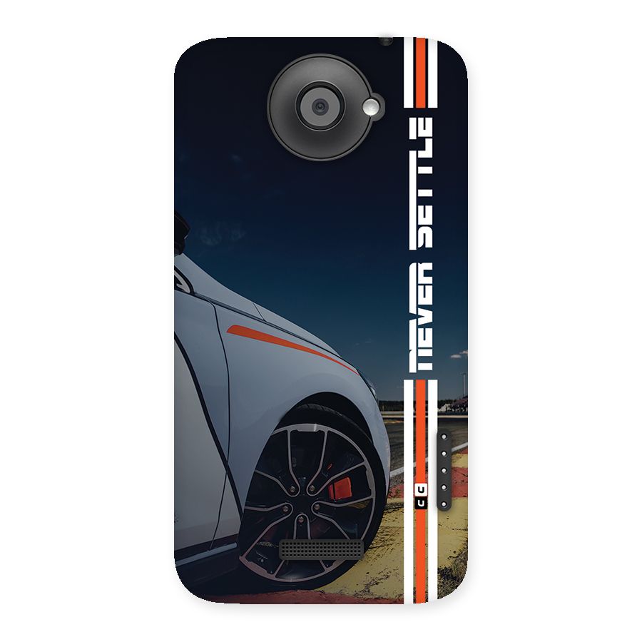 Never Settle SuperCar Back Case for One X