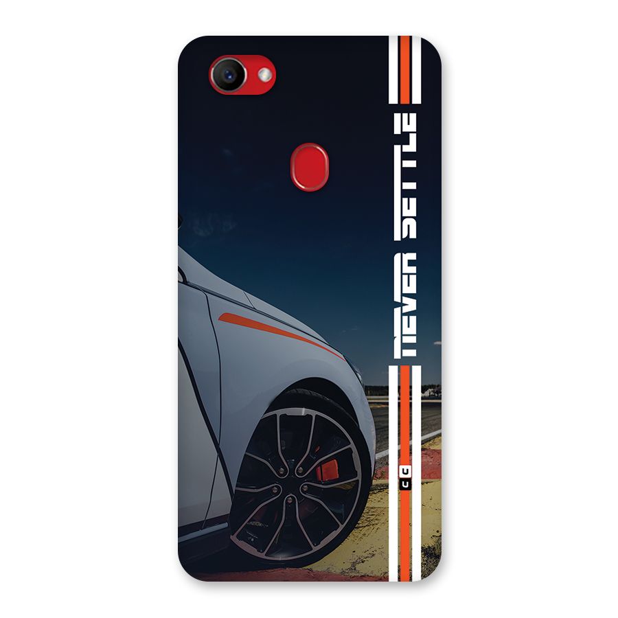 Never Settle SuperCar Back Case for Oppo F7