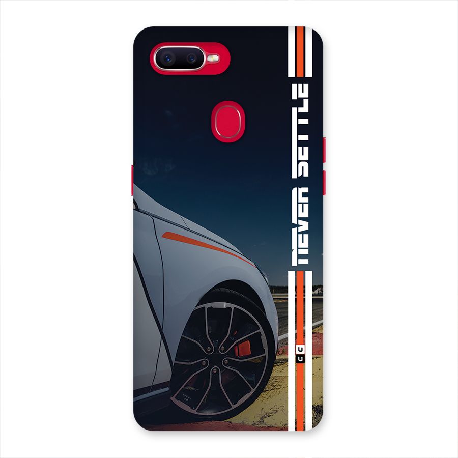 Never Settle SuperCar Back Case for Oppo F9 Pro
