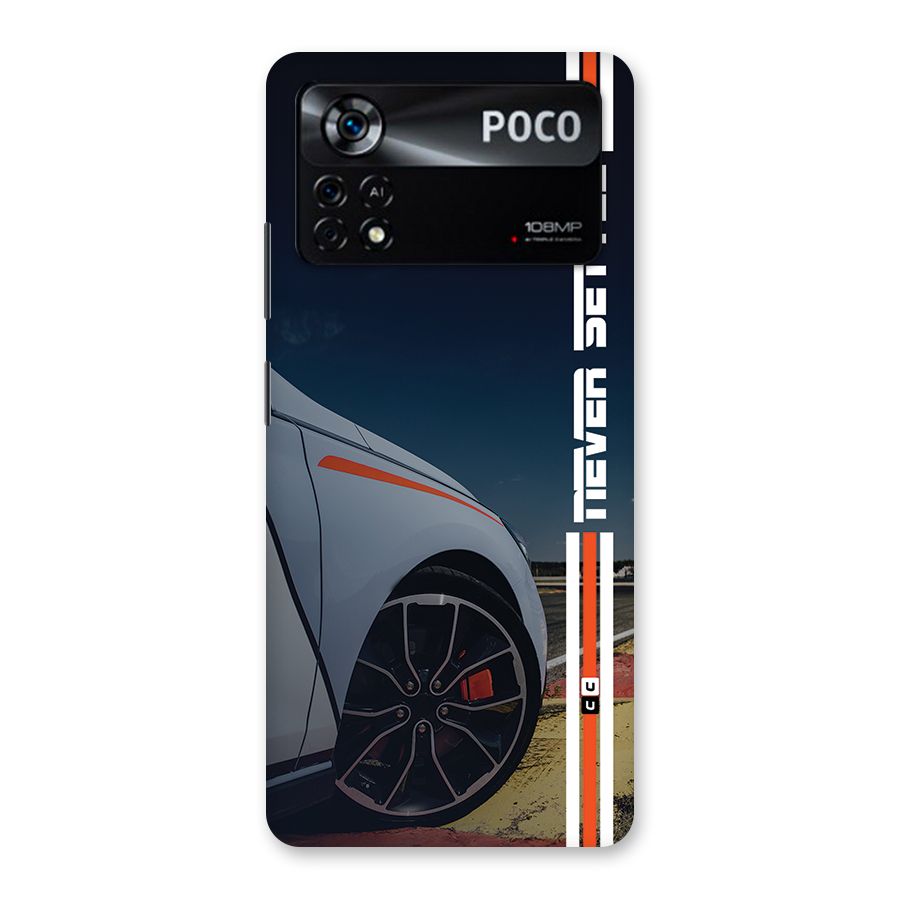 Never Settle SuperCar Back Case for Poco X4 Pro 5G
