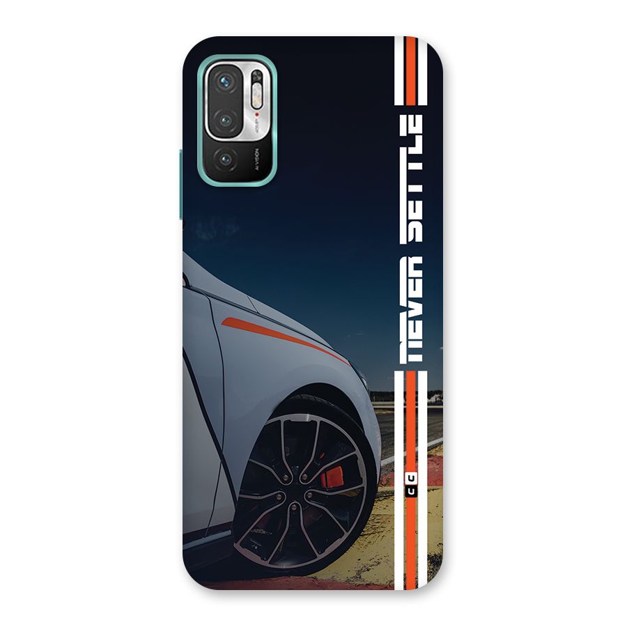 Never Settle SuperCar Back Case for Redmi Note 10T 5G
