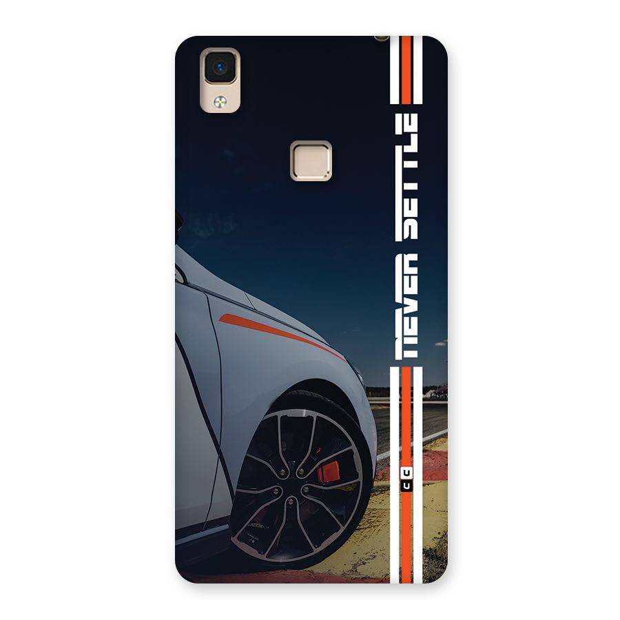 Never Settle SuperCar Back Case for V3 Max