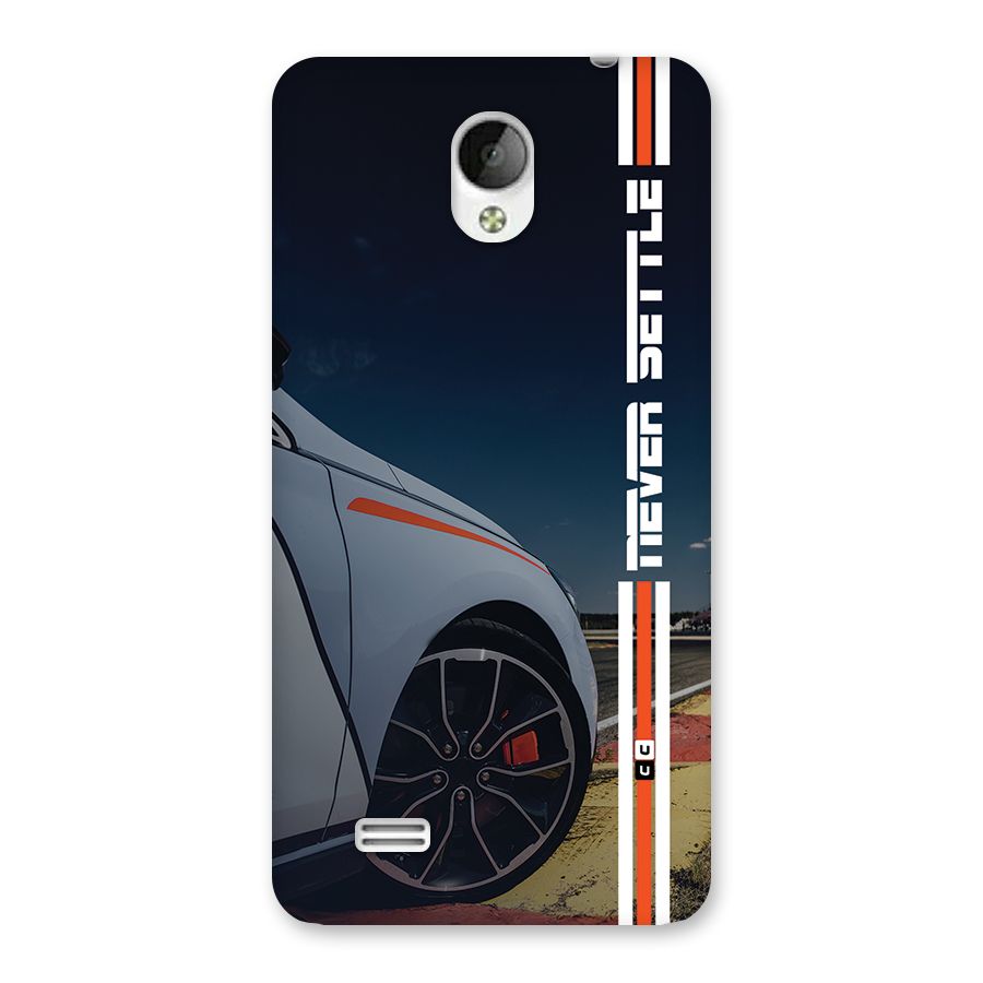 Never Settle SuperCar Back Case for Vivo Y21