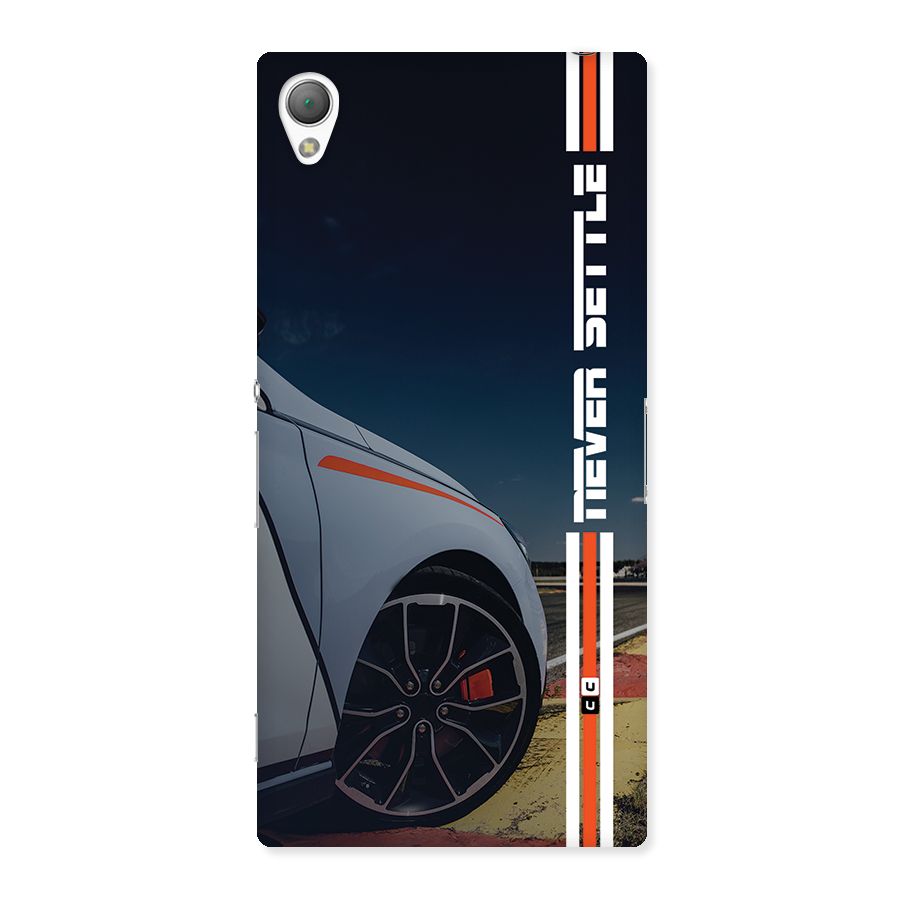 Never Settle SuperCar Back Case for Xperia Z3