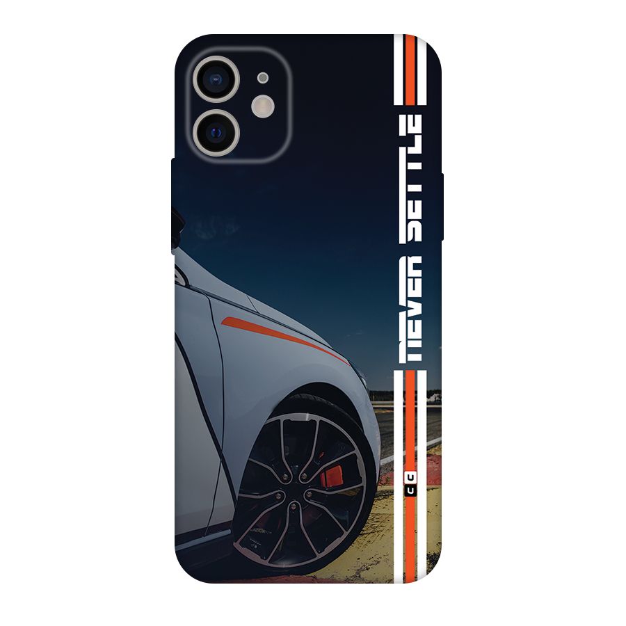Never Settle SuperCar Back Case for iPhone 11
