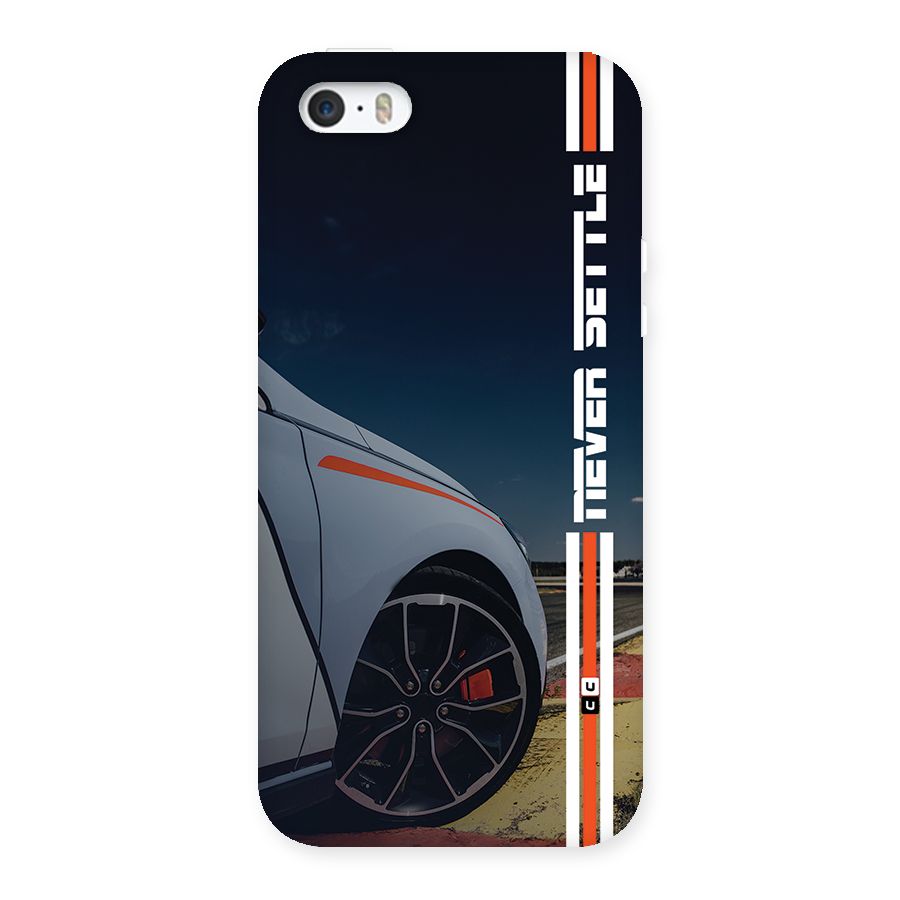 Never Settle SuperCar Back Case for iPhone SE 2016