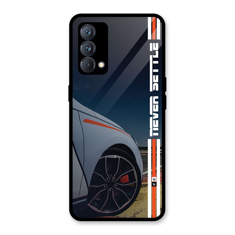 Never Settle SuperCar Glass Back Case for Realme GT Master Edition