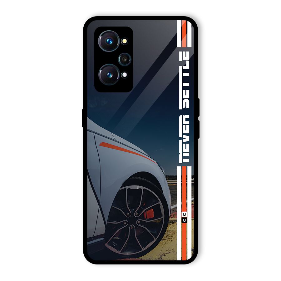 Never Settle SuperCar Glass Back Case for Realme GT Neo2
