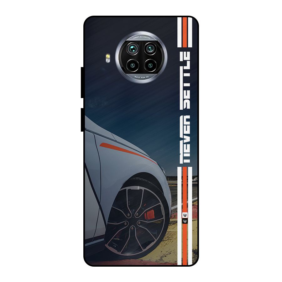 Never Settle SuperCar Metal Back Case for Mi 10i