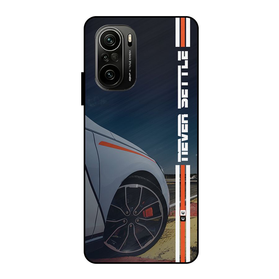 Never Settle SuperCar Metal Back Case for Mi 11x