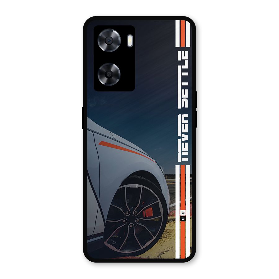 Never Settle SuperCar Metal Back Case for OnePlus Nord N20 SE