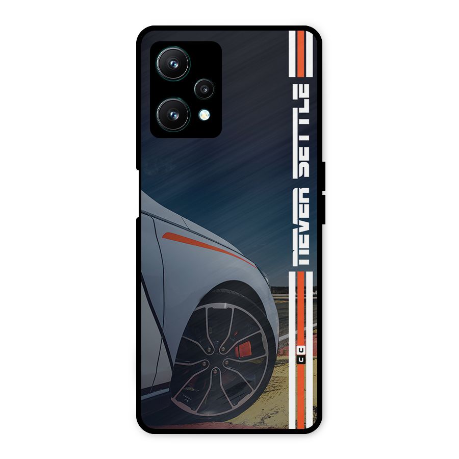 Never Settle SuperCar Metal Back Case for Realme 9 Pro 5G