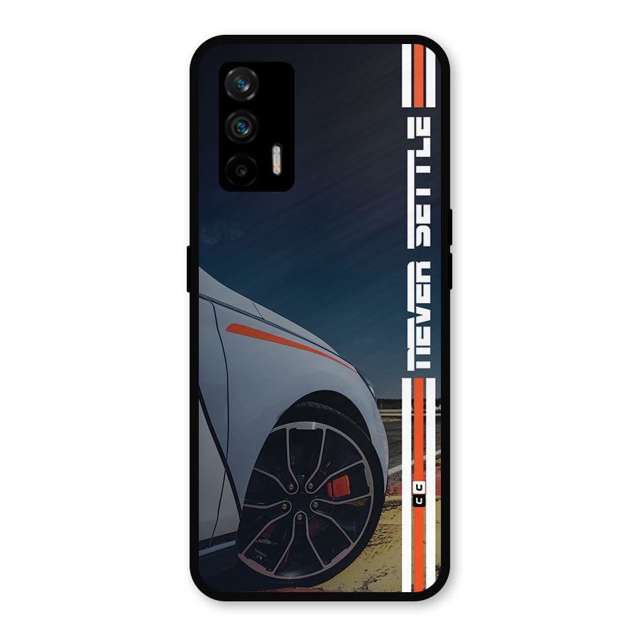 Never Settle SuperCar Metal Back Case for Realme X7 Max
