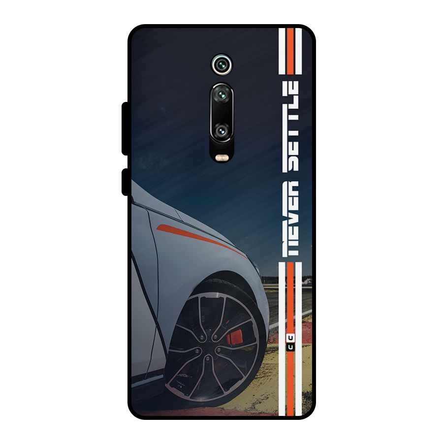 Never Settle SuperCar Metal Back Case for Redmi K20