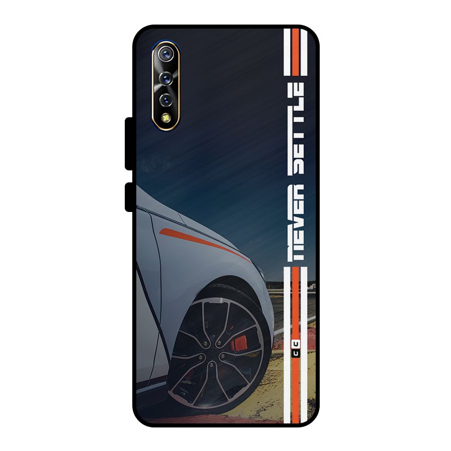 Never Settle SuperCar Metal Back Case for Vivo S1